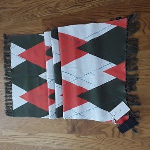 NWT Ted Baker argyle scarf mens